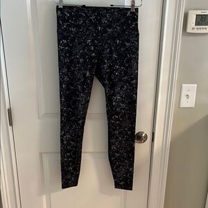 lululemon athletica Black Patterned Leggings